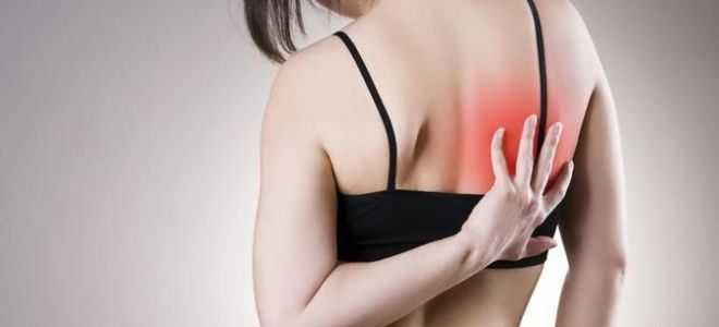 Защемило спину болит под лопаткой