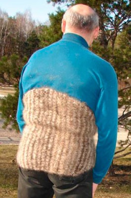 Пояс из собачьей шерсти